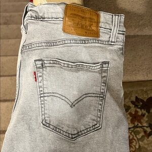 NWOT Levi's Classic Gray Denim Jeans Lot 511, W 33 L 32